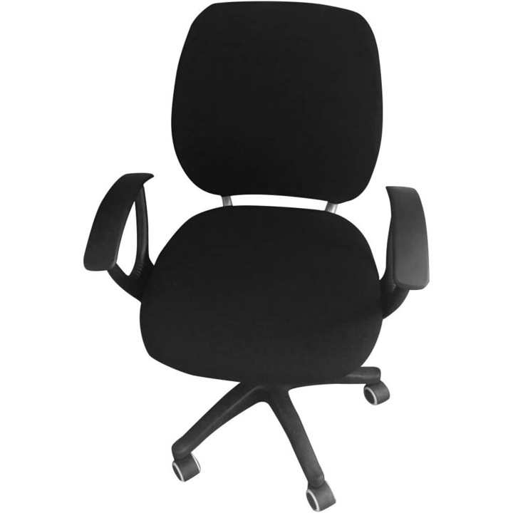 Husa pentru scaune de birou, AMRINUGL, rezistente la apa, protectie completa, 100x50cm, neagra