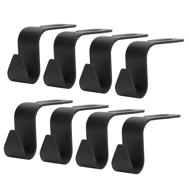 8 darabos autós fejtámla készlet, ABS, többszínű, 102 g