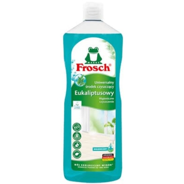 Detergent universal, Frosch, ulei de eucalipt, ecologic, 1 l, albastru
