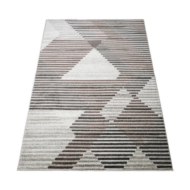 Covor Phoenix 5005 Model Dungi Bej-maro 60x110 Cm