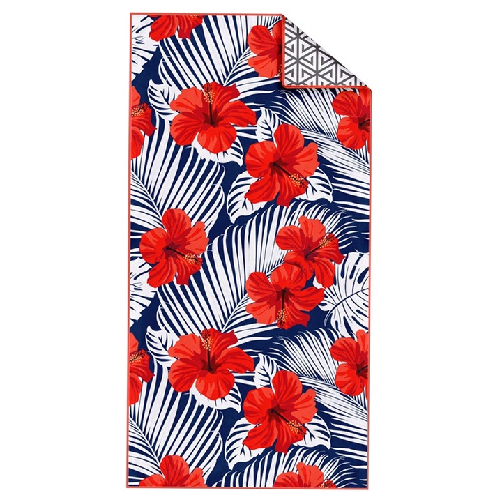 Микрофибърна плажна кърпа, 180x100 см, бързосъхнеща