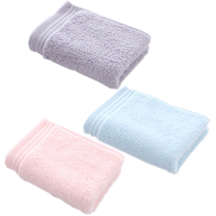 Set 3 Prosoape Cozevdnt, Bumbac, Multicolor, 25x50cm