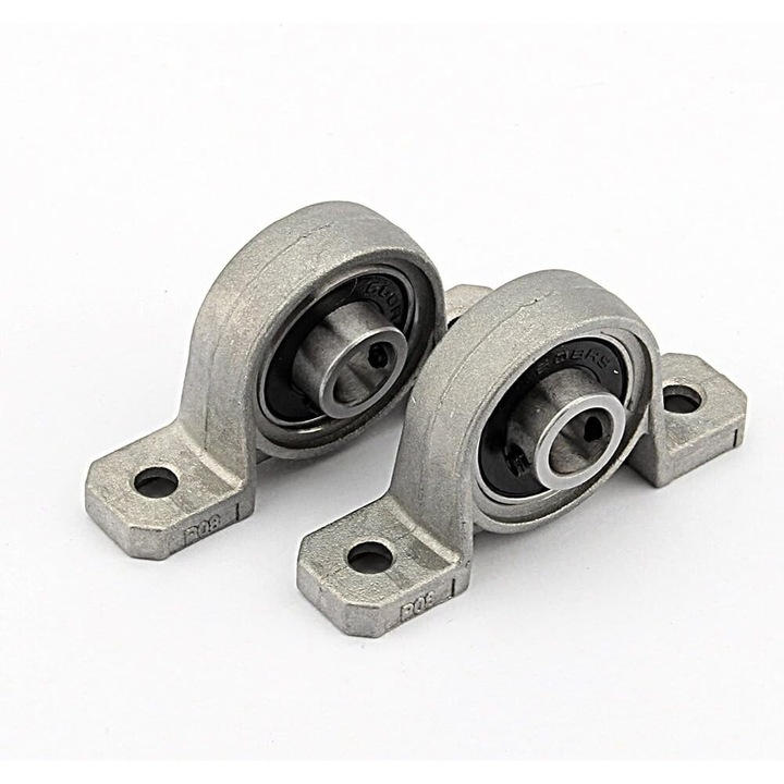 Lagare de bloc cu perne din aliaj de zinc argintiu, Enforose, set 2 buc, zgomot redus, viteza mare