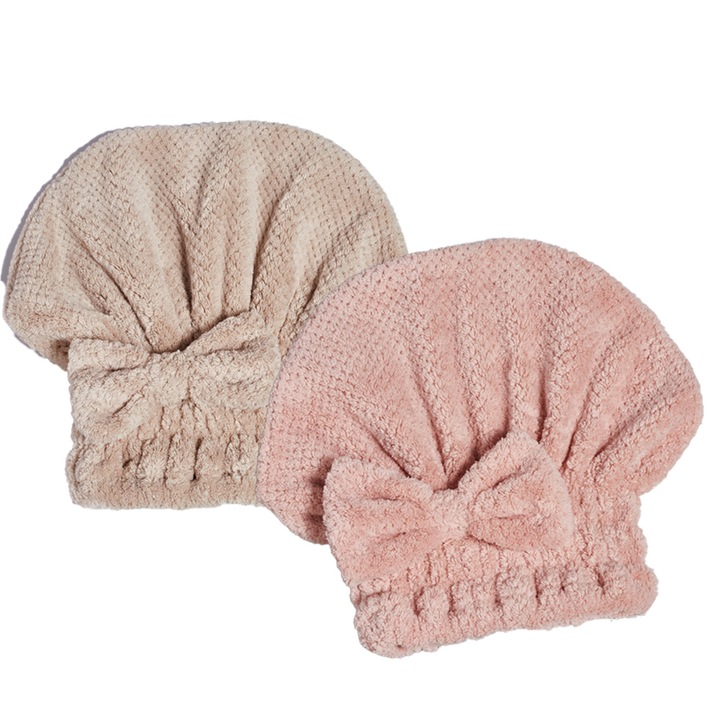 Prosop de baie din microfibra Enforose, uscare rapida, protejeaza parul, 100x100cm, bambus