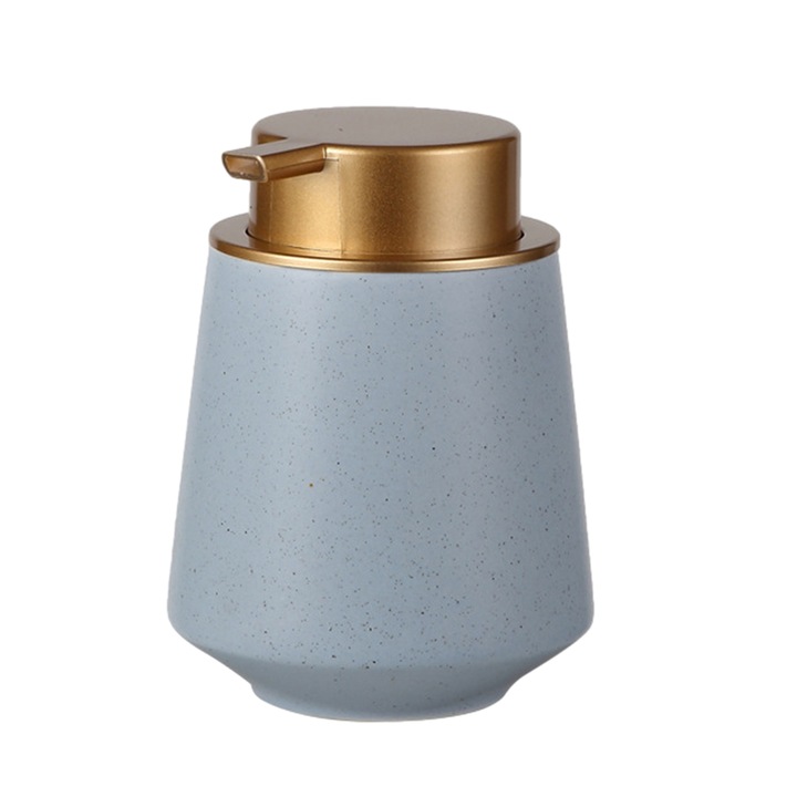 Kerámia folyékonyszappan adagoló, újrafelhasználható, matt színű