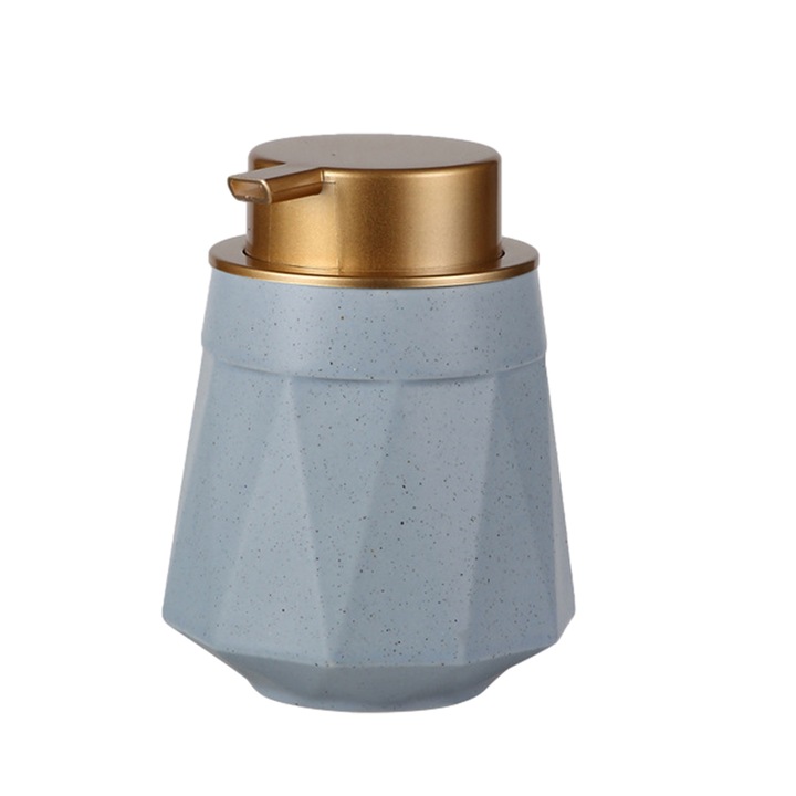 Kerámia folyékonyszappan adagoló, újrafelhasználható, matt, 500ml