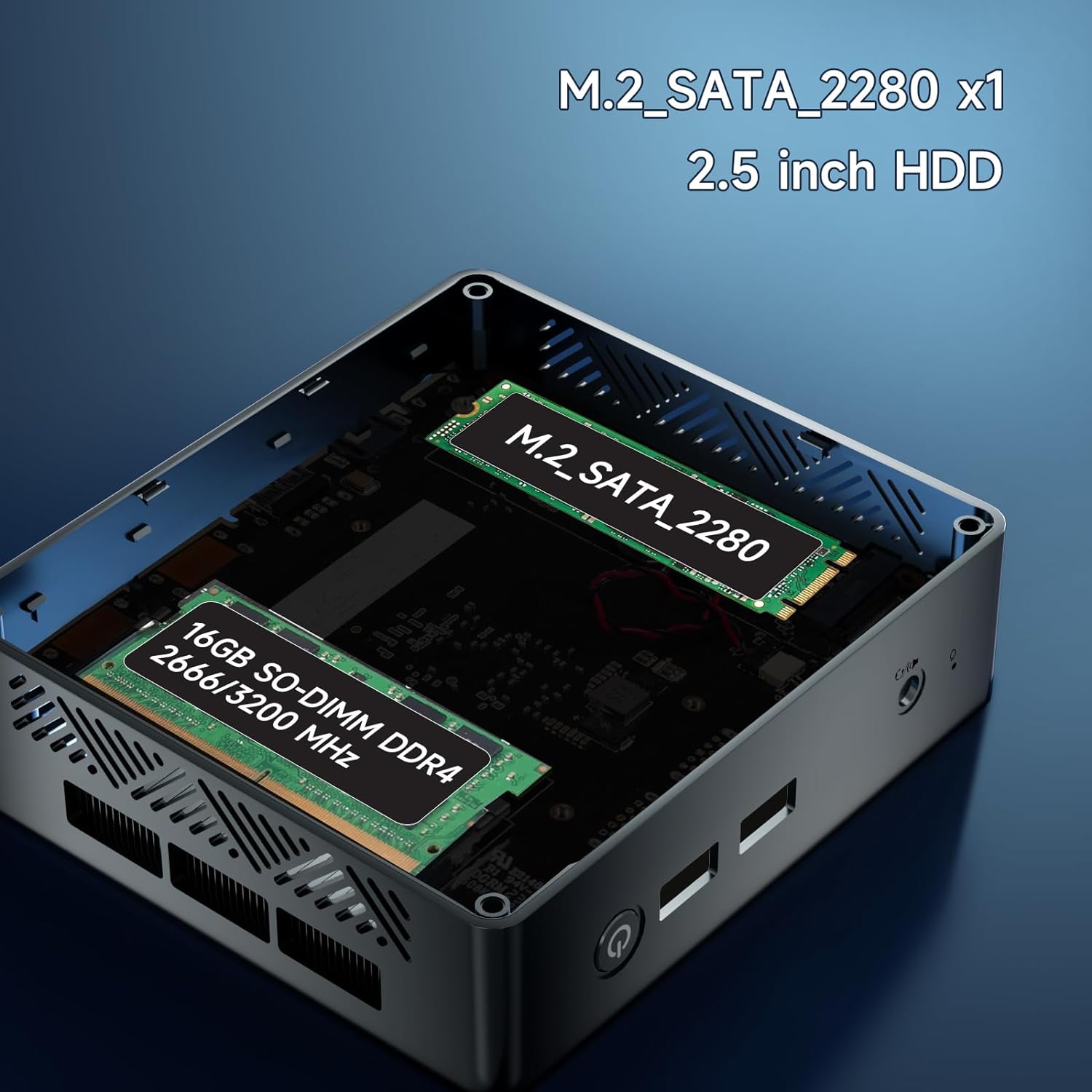 Mini PC BMAX B4 Intel 12th Gen N95 Quad Core up 3.4GHz, 16GB DDR4
