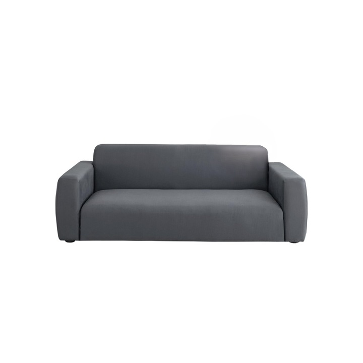 Еластичен калъф за 3-местен диван Jin Le, водоустойчив, материал спандекс, може да се пере, цвят светлосив