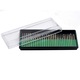 Set 30 capete diamantate pentru frezare, granulatie 600, tija 3mm, multiforme, pentru modele si bijuterii