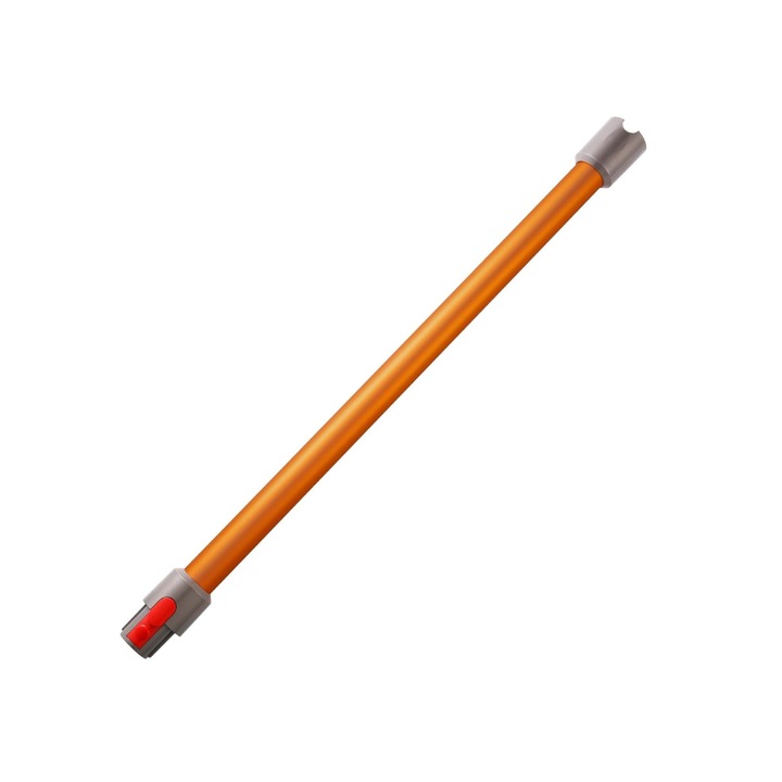 Hosszabbító cső porszívóhoz, Qygba, Dyson V7, V8, V10, V11, V15, 73 cm hosszúságú, 969109-hez, narancssárga