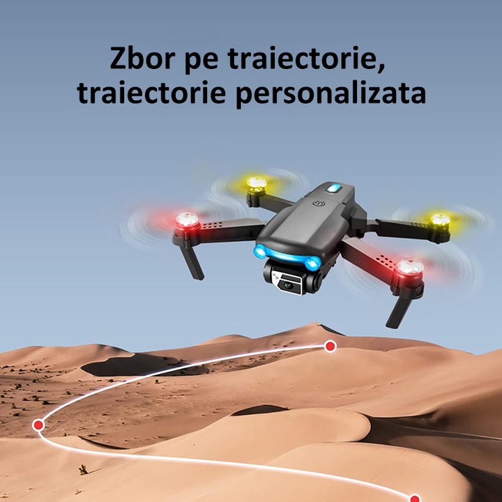Mini drona 4K – camera si lumini RGB