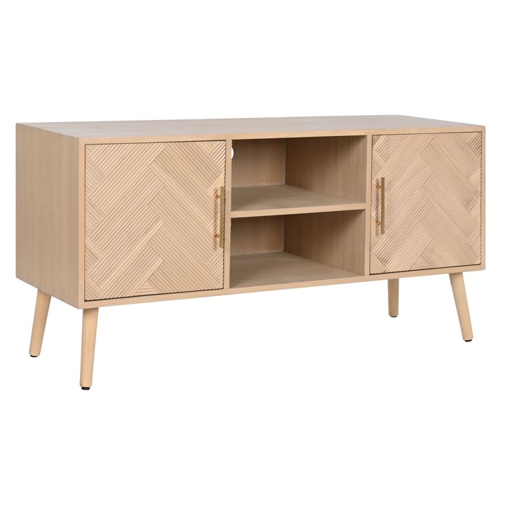 Mobila TV Home ESPRIT Natural Lemn de paulownia Lemn MDF 120 x 40 x 60 cm