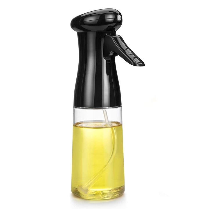 Pulverizator ulei, QttvbTna, multifunctional, design ergonomic, Polipropilena, transparent