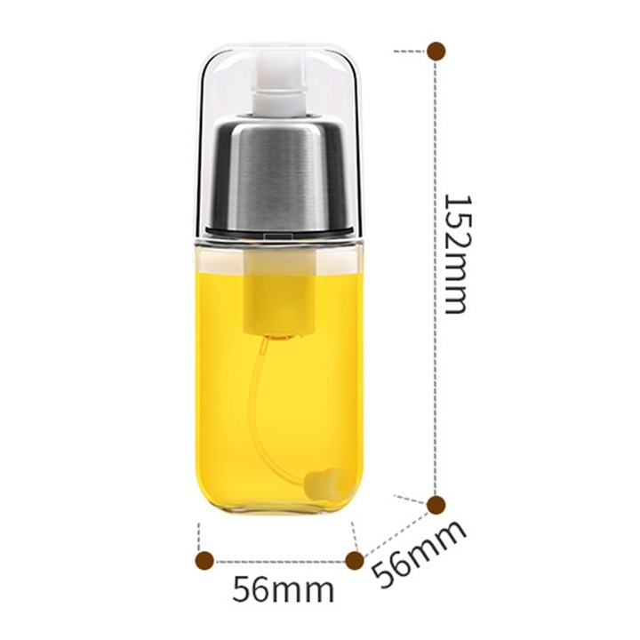 Spray pentru ulei de masline, Cozevdnt, 200ml, material plastic, multicolor, set ustensile de bucatarie