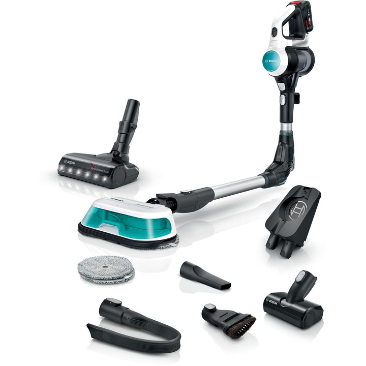 Прахосмукачка Bosch Unlimited 7 ProHygienic Aqua BCS71HYG3 40 мин Функция за пране Сменяема батерия Мини електрическа четка