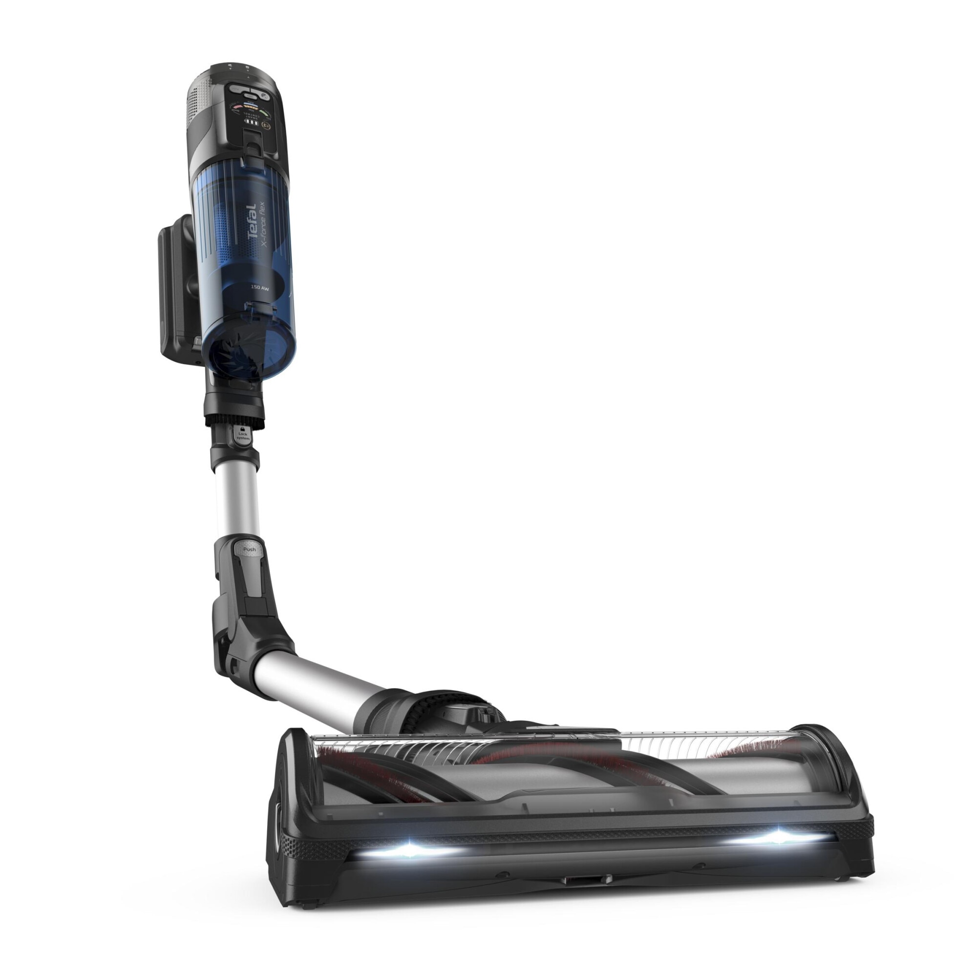 Aspirator Tefal X-Force Flex 13.60 TY9AC1 60 min AeroSpin Aqua functie de spalare Baterie inlocuibila