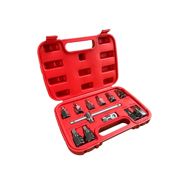 Trusa chei buson baie ulei, GEBO TOOLS, 12 piese