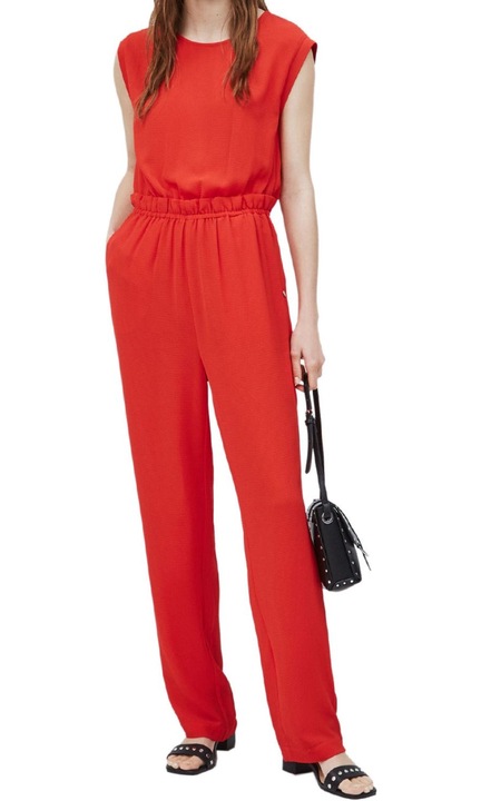 Női jumpsuit, Pepe Jeans, poliészter/elasztán, piros, XS INTL