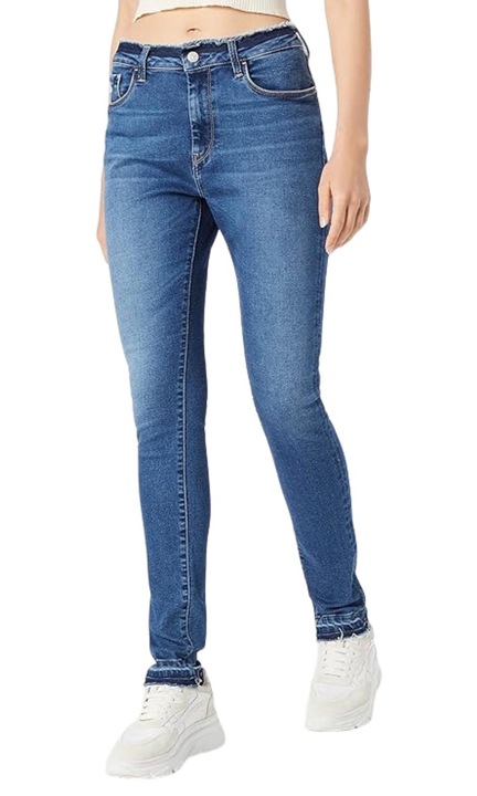 Blugi dama, Pepe Jeans, Bumbac/Elastan, Albastru, W24-L28 US