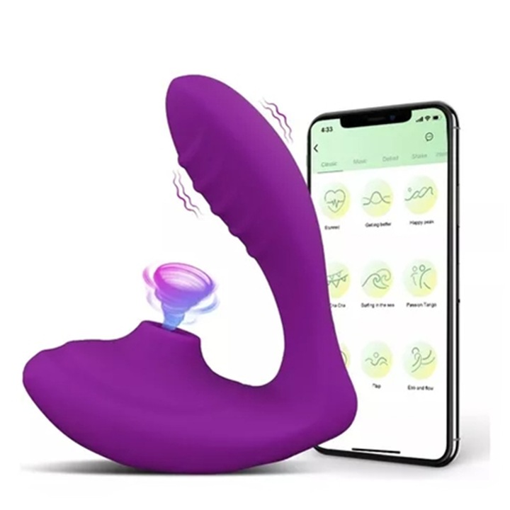 Vibrátor, XYXANMO, Applikációval Vezérelhető, Újratölthető, Vízálló, 10cm