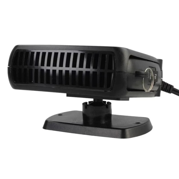 Autófűtés többféle szellőzési, fűtési, jégtelenítési és páramentesítési funkcióval, 150W, 12V, fekete színű