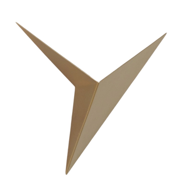 Аплика Nordic, Enforose, геометрична форма, ковано желязо, топла LED светлина, за вътрешна употреба