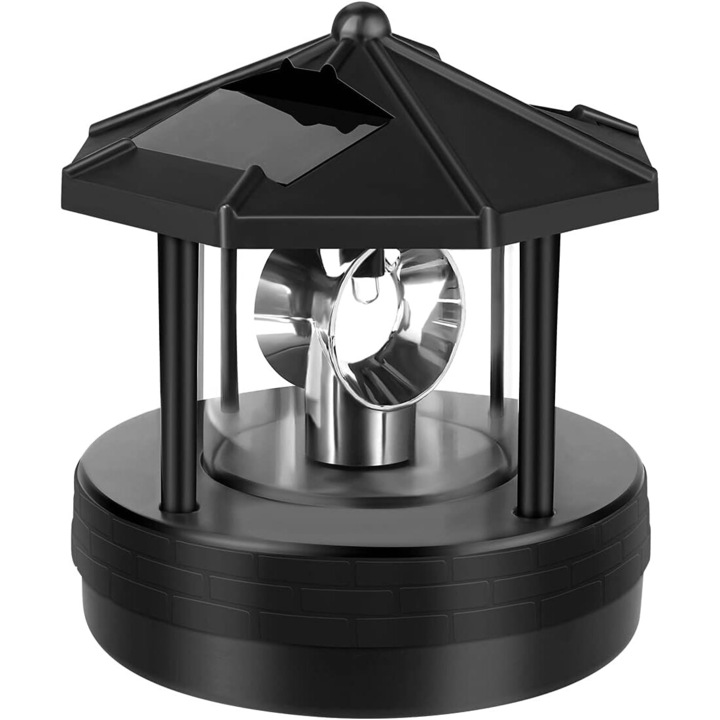 Слънчева лампа Sunny Sentinel, средиземноморски стил, 360° въртяща се, водоустойчива, лесен монтаж