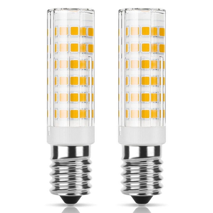 Bec LED, Enforose, E14, 3000K, pachet de 2
