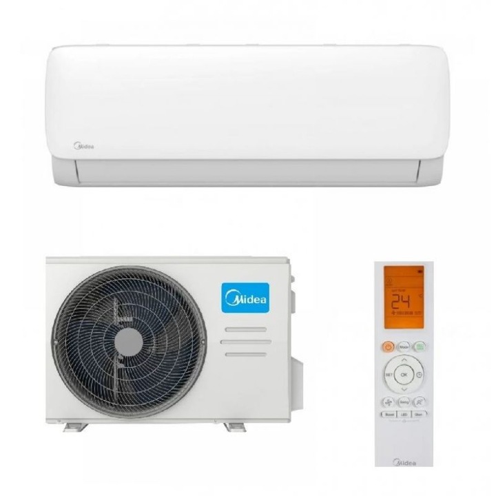 Климатик, Midea Xtreme Fresh, MSAGAU-09HRFN8, инверторен, 9000 BTU, бял