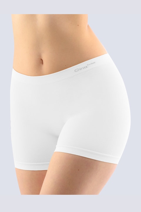 Boxeri dama medii bambus 03013, Alb