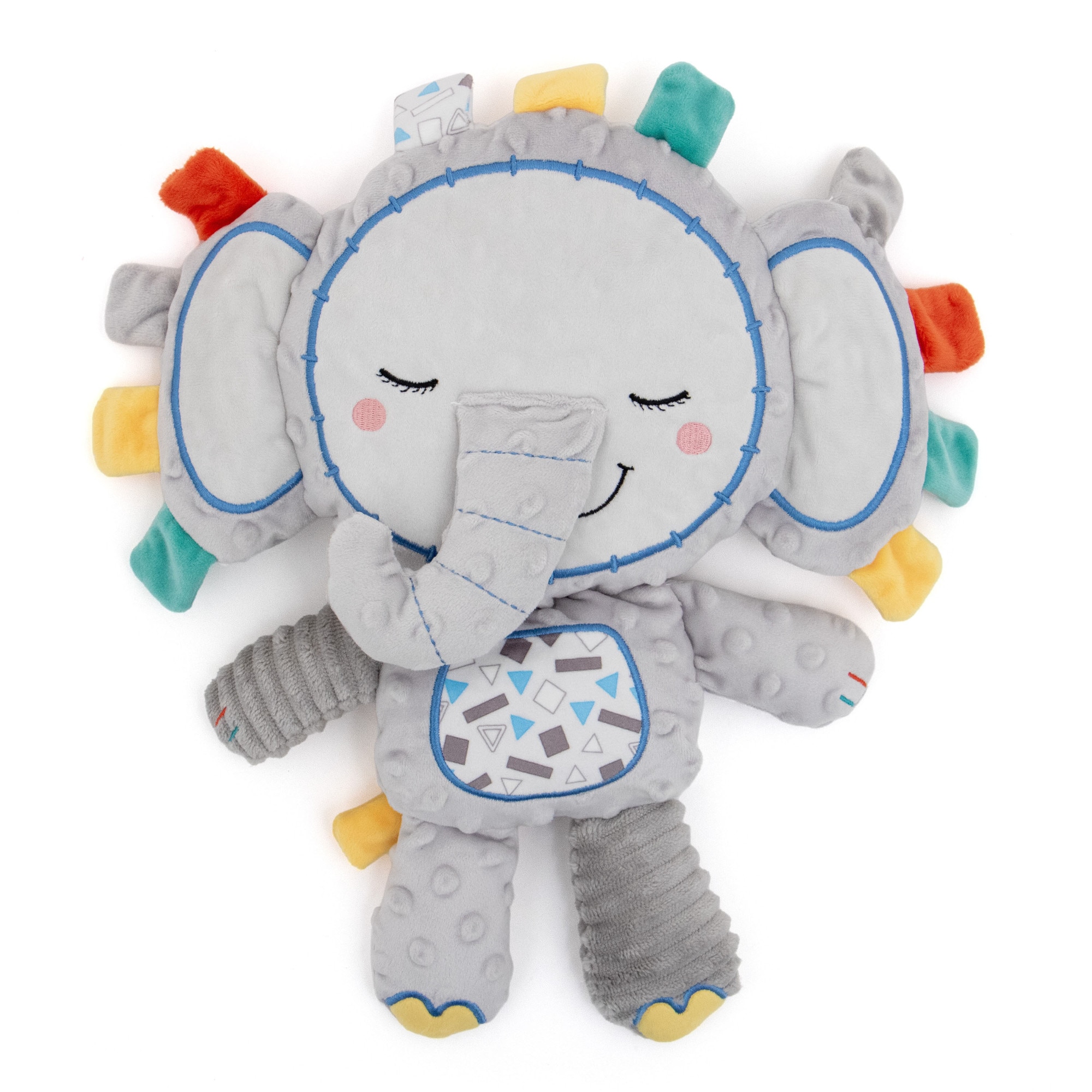 Jucarie de plus senzoriala cu activitati, Mappy Elefant, 34 cm