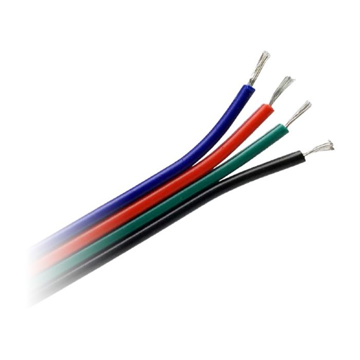 25 m-es kábeltekercs rgb led szalaghoz 4 x 0,35 mm