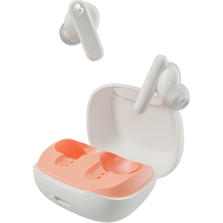 Слушалки In ear Skullcandy Smokin Buds, True Wireless, Bluetooth, IPX4, Bone Orange