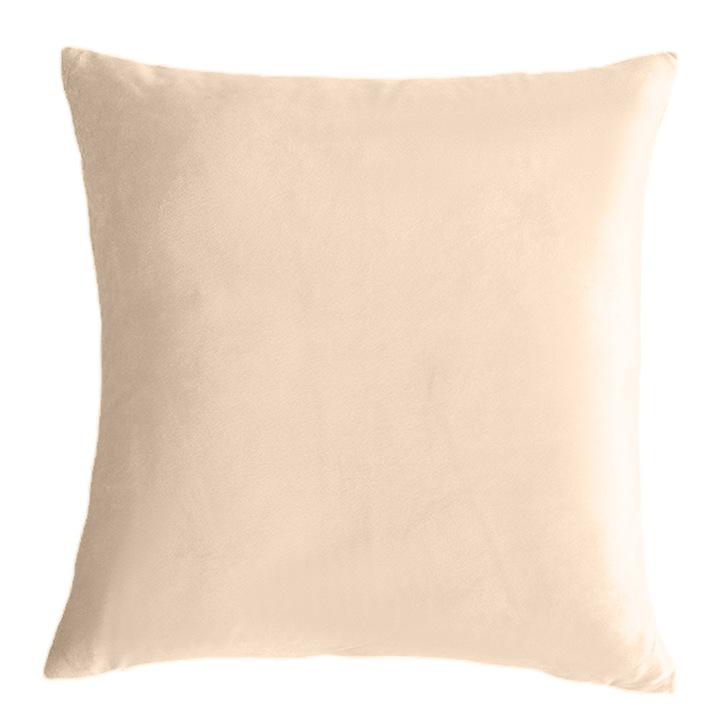 Dekoratív bársony párnahuzat, 40x40cm, többszínű, bélés nélkül