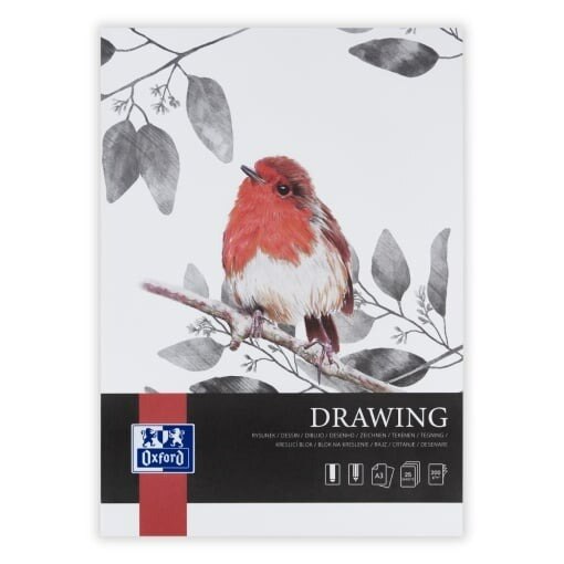Bloc desen Oxford Drawing A3, 25 file, hartie 200g/mp, FSC mix70%, colectia Artistic