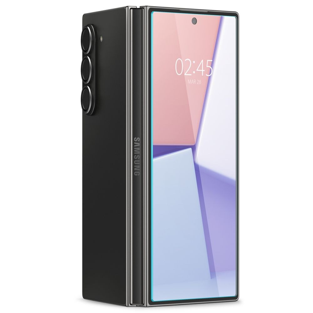 Set 2 folii sticla cu sistem de montare Case friendly Spigen GLAStR EZ FIT compatibil cu Samsung Galaxy Z Fold 6