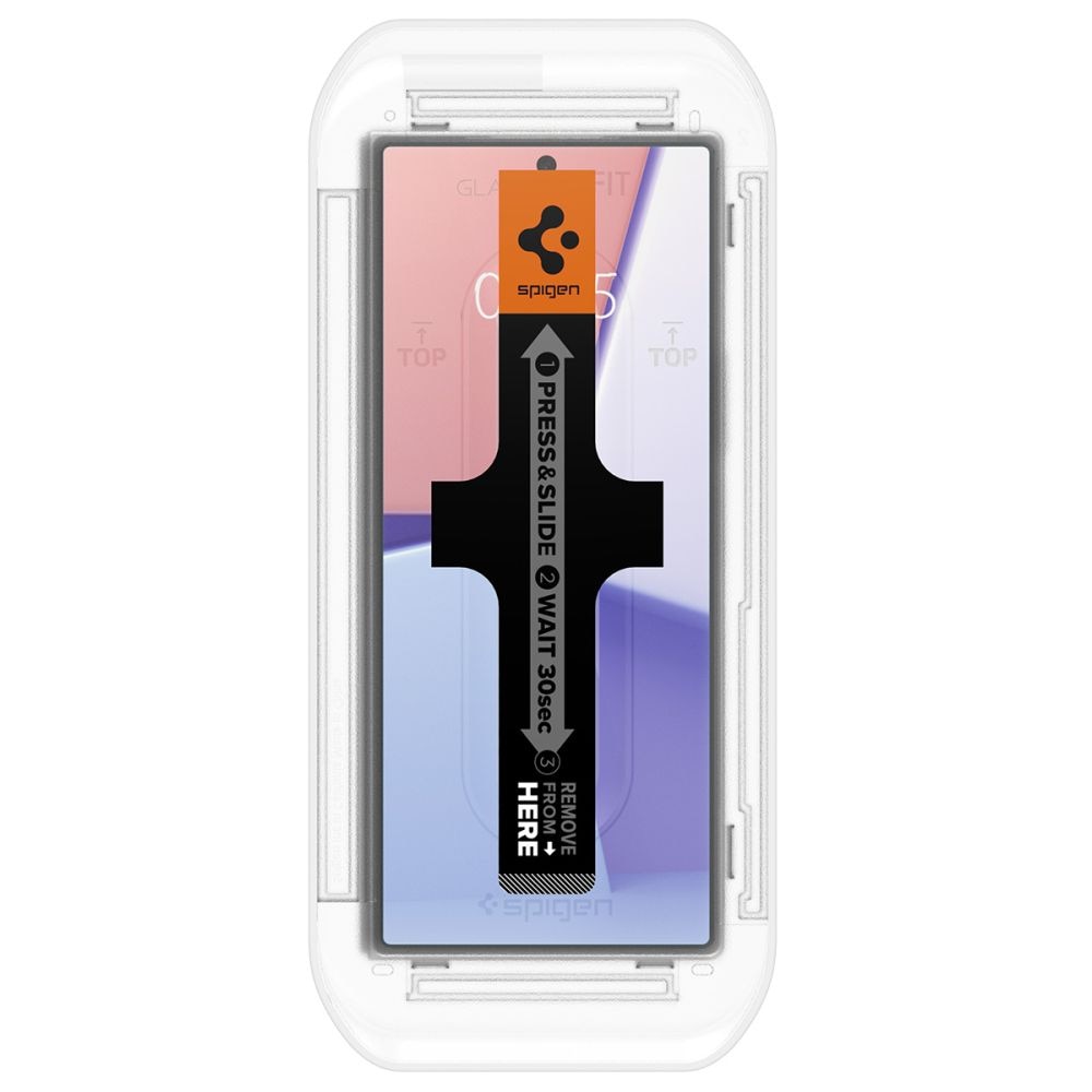 Set 2 folii sticla cu sistem de montare Case friendly Spigen GLAStR EZ FIT compatibil cu Samsung Galaxy Z Fold 6