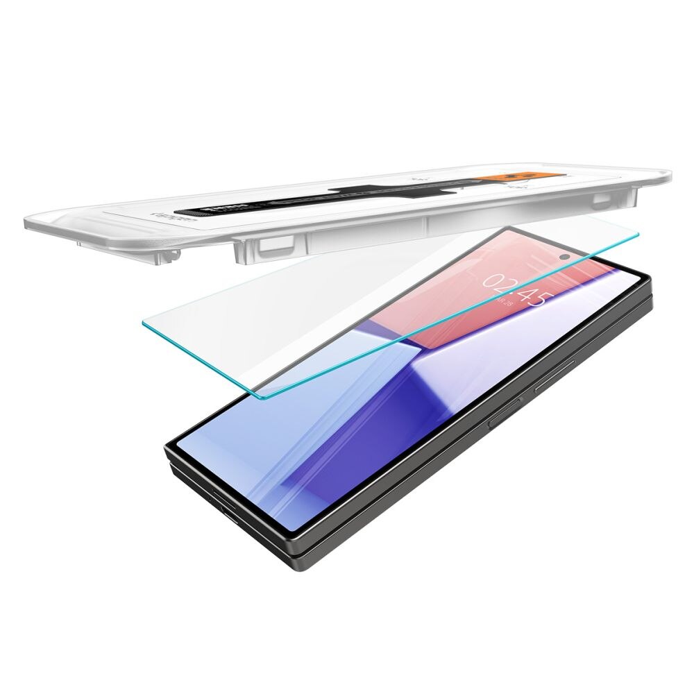 Set 2 folii sticla cu sistem de montare Case friendly Spigen GLAStR EZ FIT compatibil cu Samsung Galaxy Z Fold 6