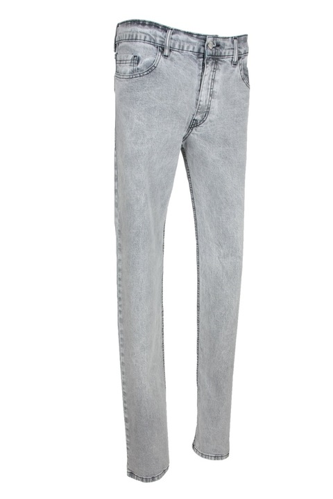 Blugi barbati, STEFANSXXL, Bumbac, Gri, Gri