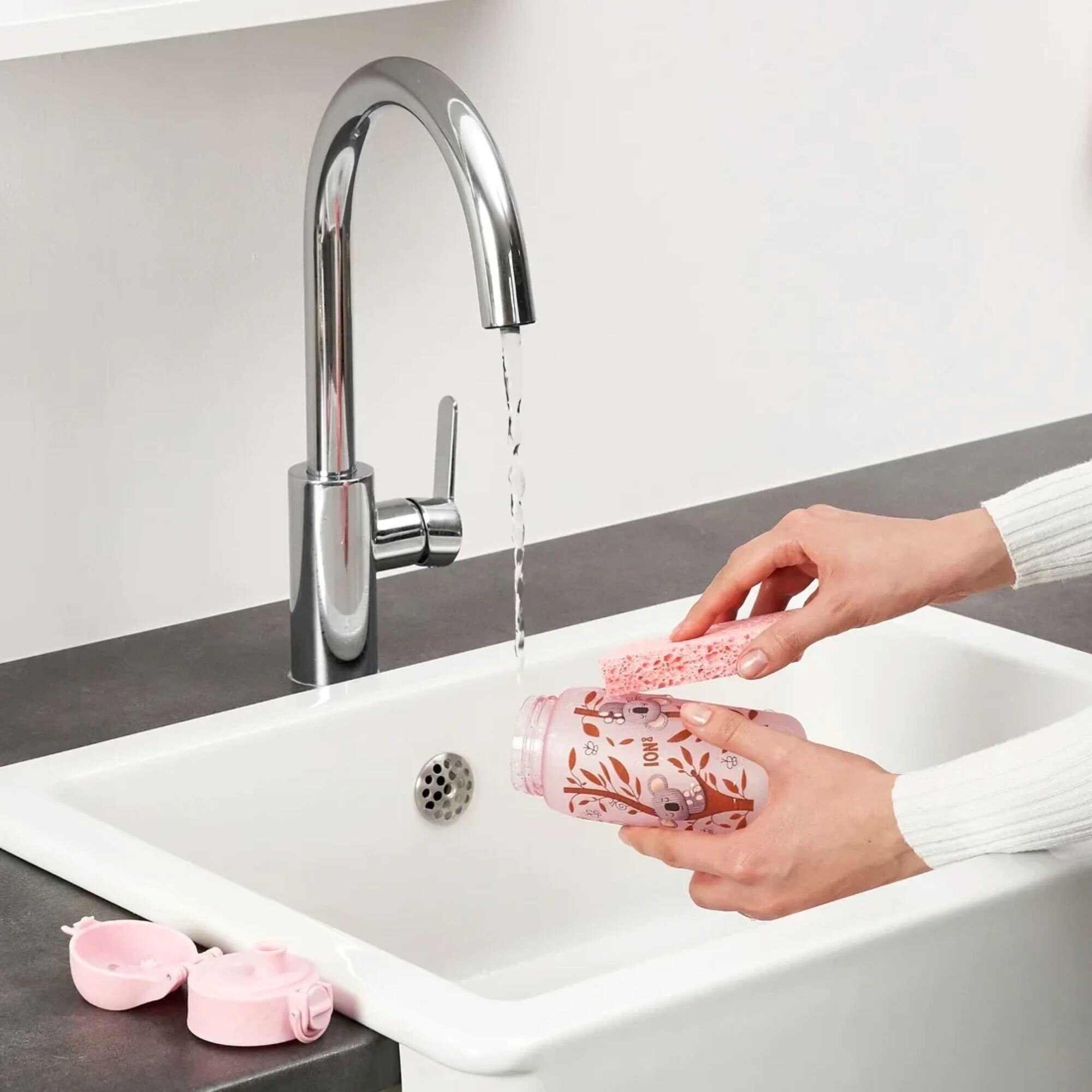 Sticla apa pentru copii, recyclon, 350ml, Koalas - Ion8 - eMAG.ro