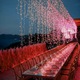 Set Benzi LED, decor festival, roz, 50m