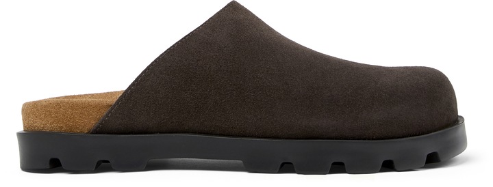 Camper, Saboti de piele intoarsa Brutus, Maro inchis