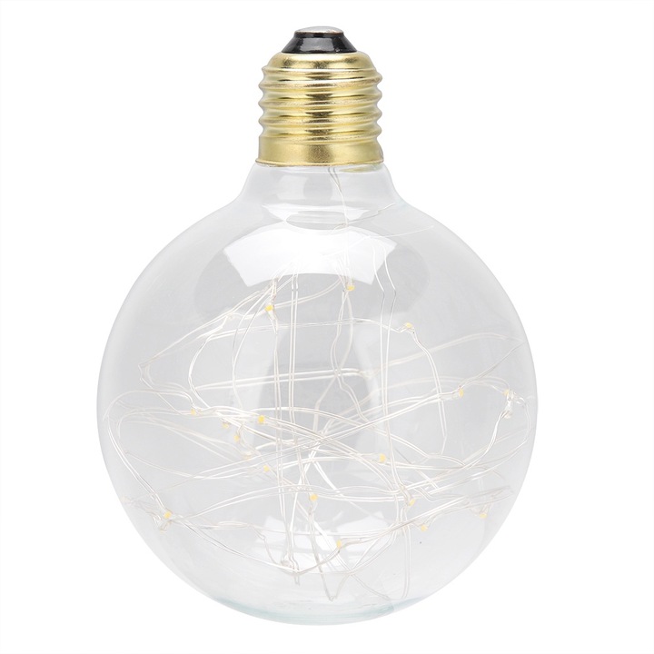 Dekoratív izzó, LED, E27, fénnyel, Jormftte, 300LM, 125mm