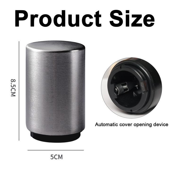 Автоматична отварачка за бутилки Enforose, неръждаема стомана, преносим дизайн, с магнитно захващане
