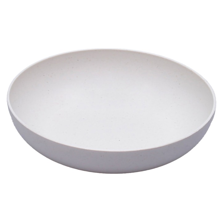 Mélytányér, Jormftte, bézs, 14.5x14.5x3cm, búzaszalmából és PP-ből