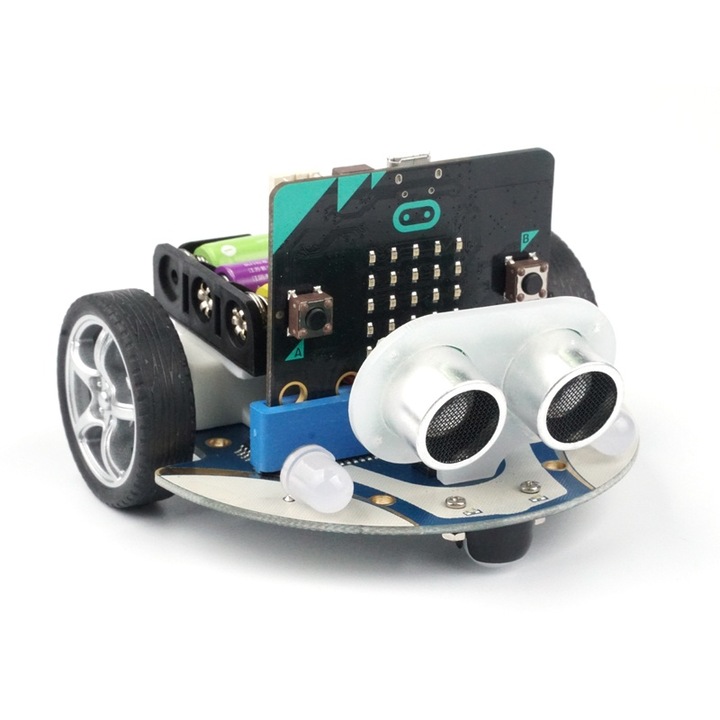 Kit robot smart programabil, cu placa de baza MicroBit V2