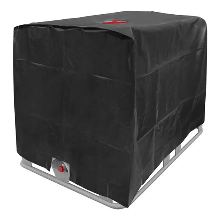 Husa pentru rezervor de apa, Husa pentru rezervor IBC de 1000 L, Anti-praf Anti-UV Anti-ploaie (116 x 100 x 120 cm)