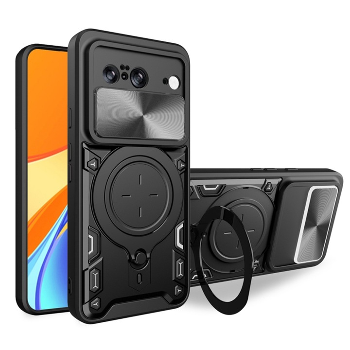 Google Pixel 8 tok – Techsuit CamGuard Pro – fekete