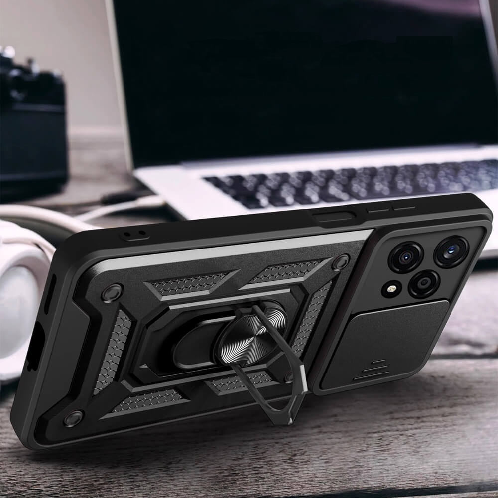 Husa pentru Honor 200 Pro, Techsuit, CamShield, Neagra