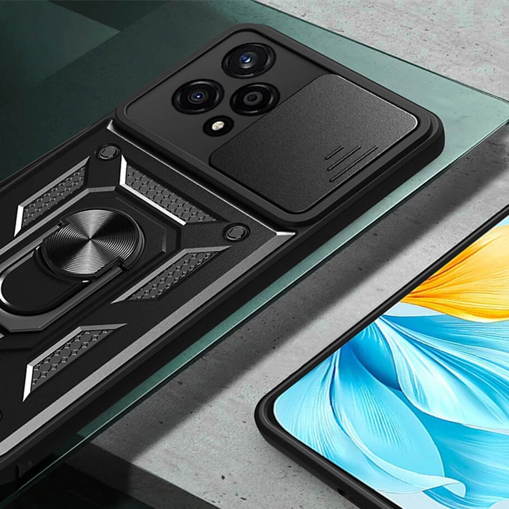 Husa pentru Honor 200 Pro, Techsuit, CamShield, Neagra